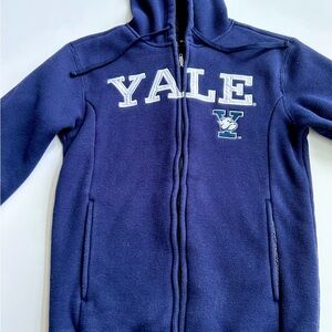 Vintage 90s Yale Champion Zip Up Hoodie  University Ivy League Collegiate MINT!